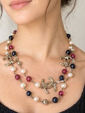 Chanel Beaded & Pearl Necklace